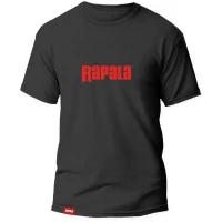 Tricou Rapala Black Red Logo T-shirt, Marime L