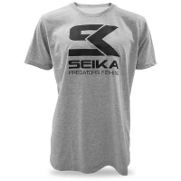 Tricou Seika Men's Short Sleeve T-shirt Predator Fishing Sk Gris, Masura M