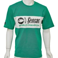 Tricou SENSAS Fashion Club green/white, Marime S