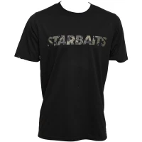 Tricou STARBAITS Black Camo, Marime M