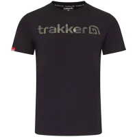 Tricou Trakker CR Logo T-Shirt Black Camo, Marime L