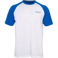 Triocu PRESTON Lightweight White Raglan T-Shirt, Marimea M