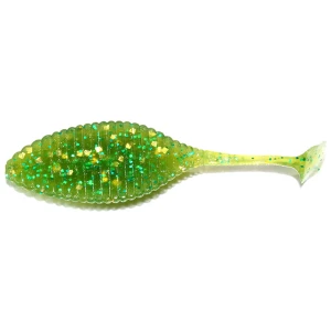 Grub Hide Up Stagger Wide 2", 111 Chart Green Gold Flake, 5.9cm, 8buc/pac