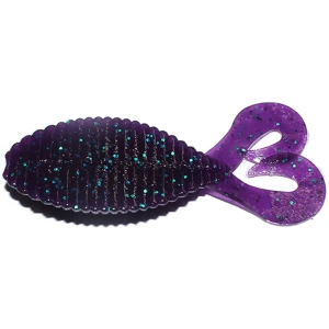 Grub Hide Up Stagger Wide Twintail 2.2", 131 Junebug, 5.6cm, 8buc/pac Grub Hide Up Stagger Wide Twintail 2.2", 131 Junebug, 5.6cm, 8buc/pac