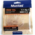 Grub Mustad Aji Micro Chiki Clear Rainbow Glitter, 4.3cm, 12+1buc/pac Grub Mustad Aji Micro Chiki Clear Rainbow Glitter, 4.3cm, 12+1buc/pac