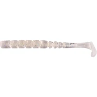 Grub Mustad Aji Paddle Tail Clear Luminous Silver Glitter, 5cm, 12buc/pac Grub Mustad Aji Paddle Tail Clear Luminous Silver Glitter, 5cm, 12buc/pac