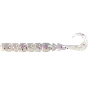 Grub Mustad Finesse Micro Clear Purple Glitter, 6.4cm, 12buc/pac