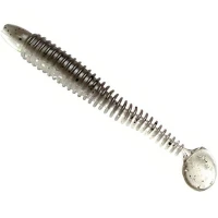 Twister Lunker City Swimming Ribster 4” Grub, 216 Silver Flash, 10cm, 10buc/blister