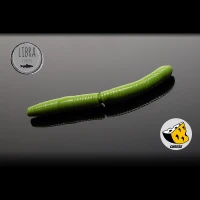 Naluca Libra Dying Worm 6.5cm 031 Cheese Olive Green 10buc