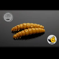 Naluca, Worm, Libra, Larva, 3.5cm, 036, Cheese, 12buc/borcan, larva35-036, Naluci Soft Pastrav, Naluci Soft Pastrav Libra Lures, Libra Lures
