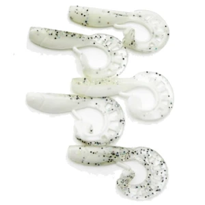 TWISTERE PROFIBLINKER ZANDERTAIL 5CM KRYSTAL WEISS 5 BUC/PLIC