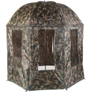 Umbrela Cort Jaxon Safari VD Full Shelter, Camo, 250cm