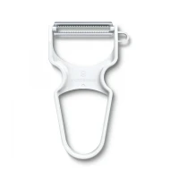 Curatator Legume Victorinox Rapid, Maner ABS Plastic, Lama Serata, Alb Curatator Legume Victorinox Rapid, Maner ABS Plastic, Lama Serata, Alb