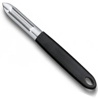 Curatator Rosii Victorinox Tomato Peeler, Lama Dubla Zimtata, Negru Curatator Rosii Victorinox Tomato Peeler, Lama Dubla Zimtata, Negru