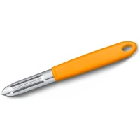 Curatator Rosii Victorinox Tomato Peeler, Lama Dubla Zimtata, Portocaliu