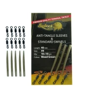 Select Baits Anti-tangle Sleeves And Standard Swivels 40mm/nr.8 Select Baits Anti-tangle Sleeves And Standard Swivels 40mm/nr.8