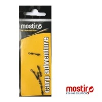 Vartej Cu Agrafa Rapida Mostiro Si Siguranta Mat Black Nr 8  5buc Vartej Cu Agrafa Rapida Mostiro Si Siguranta Mat Black Nr 8  5buc