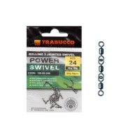 Vartej Trabucco  Rolling 3 Jointed Swivel Nr 22 10 Buc/plic 9kg Vartej Trabucco  Rolling 3 Jointed Swivel Nr 22 10 Buc/plic 9kg