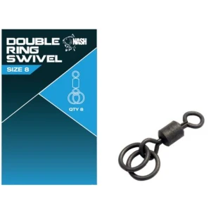 Vartej Cu Anou NASH Double Ring Swivel, Size 8, 8buc/pac Vartej Cu Anou NASH Double Ring Swivel, Size 8, 8buc/pac