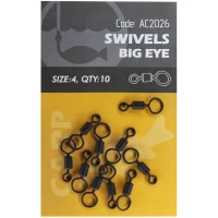 Vartej Orange Swivels Negru Mat Ochet Mare, No.4, 10buc/pac Vartej Orange Swivels Negru Mat Ochet Mare, No.4, 10buc/pac