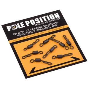 Vartej Rapid Gamakatsu Pole Position Sleeve Protect Swivel, Nr.8, 10buc/pac Vartej Rapid Gamakatsu Pole Position Sleeve Protect Swivel, Nr.8, 10buc/pac