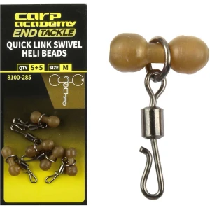 Vartej Rapid cu Margea Culisanta CARP ACADEMY pentru Montura Elicopter, Marime M, 5+5buc