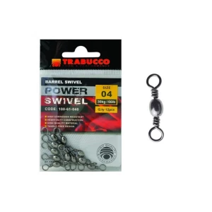 Vartej Trabucco Barrel Swivel Nr.08, 20kg, 12buc/pac Vartej Trabucco Barrel Swivel Nr.08, 20kg, 12buc/pac