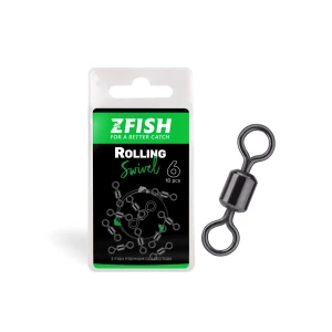 Vartej ZFISH Rolling Swivel, Nr 16, 15Kg, 10 Buc/Plic Vartej ZFISH Rolling Swivel, Nr 16, 15Kg, 10 Buc/Plic