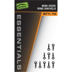 Vartej cu Anou Fox Edges Essentials Mini Hook Ring Swivels 10buc/pac Vartej cu Anou Fox Edges Essentials Mini Hook Ring Swivels 10buc/pac