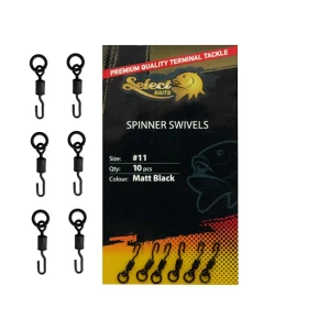 Vartejuri cu Anou Select Baits Spinner Swivels Nr.11, 10buc Vartejuri cu Anou Select Baits Spinner Swivels Nr.11, 10buc