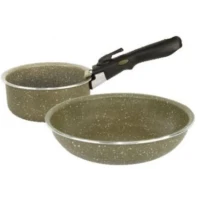 Set Trakker Pentru Gatit Armolife Marble Cookset, Compact, Olive