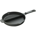 Tigaie CATTARA Din Fonta Doua Compartimente Grill - TT13061, 25cm