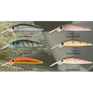 VOBLER COLMIC FINGER 50F 4.0cm 2.5gr ORANGE GOLD