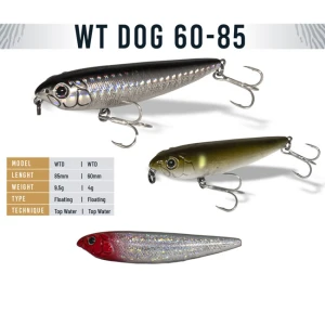 Vobler Colmic Herakles WT-Dog 85 8.5cm 9.5g Red Head Holo