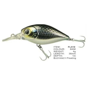 Vobler FL FL510 Floating 36mm 4.0g Depth 1.0m Colour 840 Vobler FL FL510 Floating 36mm 4.0g Depth 1.0m Colour 840