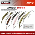 Vobler HMKL Zagger 50 F1-R, 5cm, 1.4g, MS Pellet