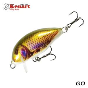 Vobler KENART Chubby 4cm, 3.5gr, Culoare GO, 4cm, 3.5g, 1buc/pac