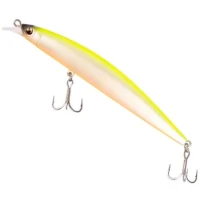 Vobler MUSTAD Gonta Minnow Floating, Ghost Chartreuse, 11cm, 11g