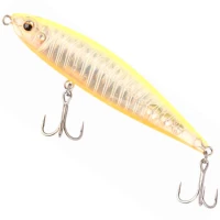 Vobler MUSTAD Vertebrata Topwater, Gold Chartreuse, 7.5cm, 8g