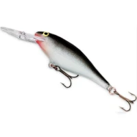 Vobler Rapala Sr09 Shad Rap, S / Silver, 9cm, 15g