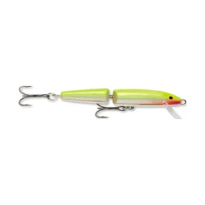 Vobler Rapala Jointed J09 Floating, Silver Fluorescent Chartreuse, 9cm, 7g Vobler Rapala Jointed J09 Floating, Silver Fluorescent Chartreuse, 9cm, 7g