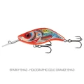 Vobler SALMO Sparky Shad - Floating, 4cm, 3.5g, Holographic Gold Orange Shad, 1buc/pac Vobler SALMO Sparky Shad - Floating, 4cm, 3.5g, Holographic Gold Orange Shad, 1buc/pac