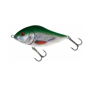 Vobler Salmo Slider SD12F HGR Holographic Green Roach floating 12cm 60g Vobler Salmo Slider SD12F HGR Holographic Green Roach floating 12cm 60g