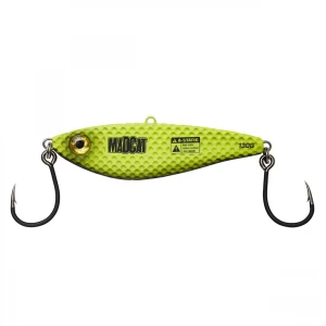 Vobler Vertical Jig Madcat Vibratix Fluo Yellow UV 12cm 110g