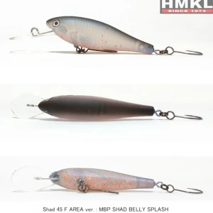 Naluca HMKL Shad 45 F -2.7g -Trout AREA MBP Shad Belly Splash