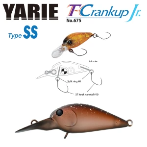 VOBLER YARIE JESPA 675 T-CRANKUP JR. TYPE SS C12 TEISATU 2.8CM 2.1G