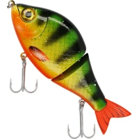 Vobler Articulat Mikado Mft Slow Sinking, Hot Perch, 81g, 13cm, 1buc/pac 