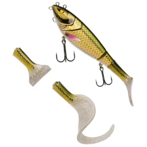 Vobler BERKLEY Zilla Tailswinger Floating, AYU Green, 89g, 18cm, 1buc/pac Vobler BERKLEY Zilla Tailswinger Floating, AYU Green, 89g, 18cm, 1buc/pac
