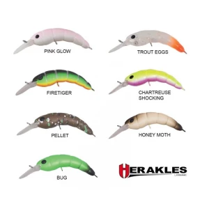 Vobler Colmic Herakles Moth Sinking 3.7cm Pink Glow