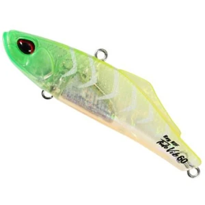 Vobler DUO Bay Ruf Tide Vib 60, CEA0737 Lime Head Clear Gigo, 6cm, 9.6g